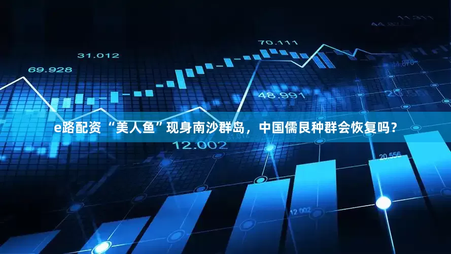 e路配资 “美人鱼”现身南沙群岛，中国儒艮种群会恢复吗？