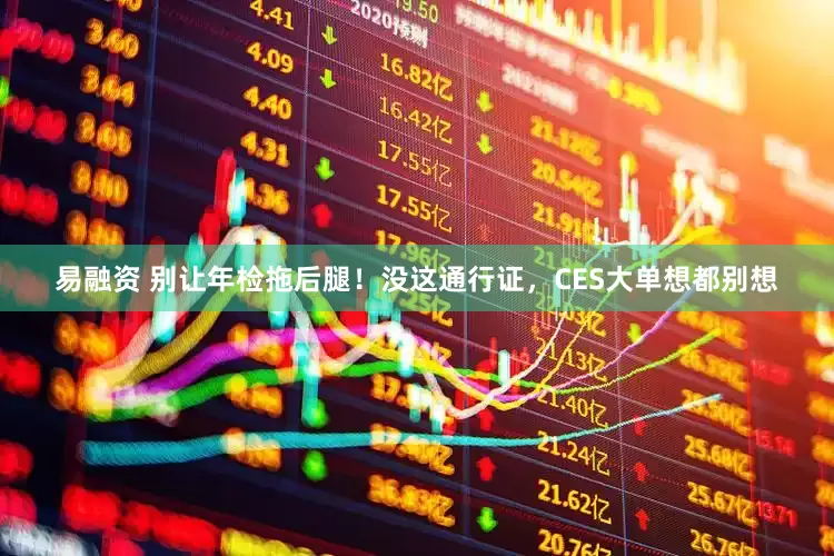 易融资 别让年检拖后腿！没这通行证，CES大单想都别想